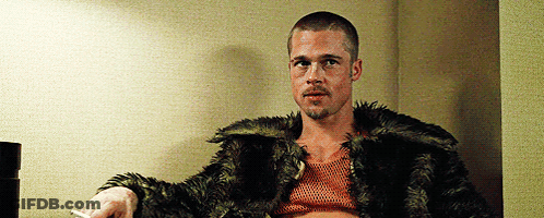 Man In Fur Coat Smoking Cigarette GIF