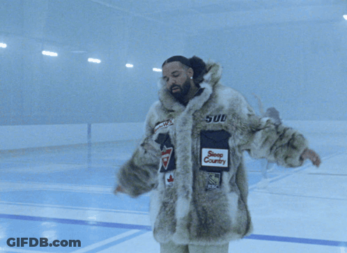 Man In Fur Coat With AAACH Patch GIF