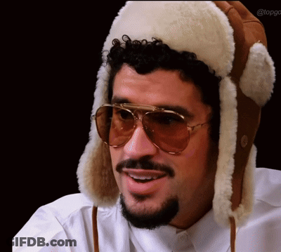 Man In Fur Hat And Sunglasses Smiling GIF