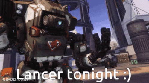Man In Futuristic Helmet Pointing Gun GIF