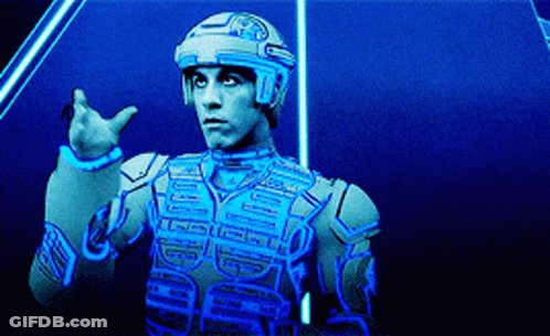 Man In Futuristic Suit Giving Thumbs Up GIF