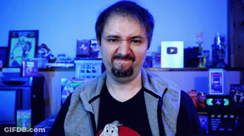 Man In Ghostbusters Shirt Funny Face GIF