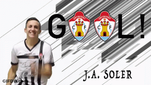 Man In Givova Jersey In Front Of Goal GIF