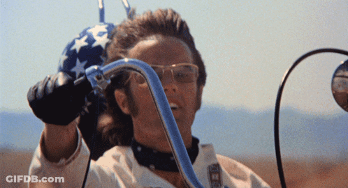 Man In Glasses And Bandana With Freedom GIF