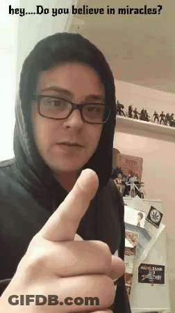 Man In Glasses And Black Hoodie Thumbs Up GIF