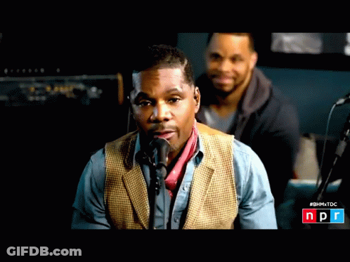Man In Glasses And Black Jacket By Flaming Screen GIF