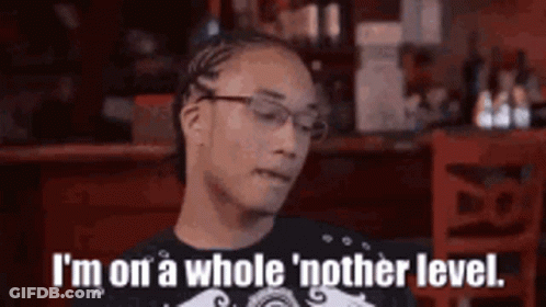Man In Glasses And Black Shirt Saying I'm On A Whole Nother Level GIF
