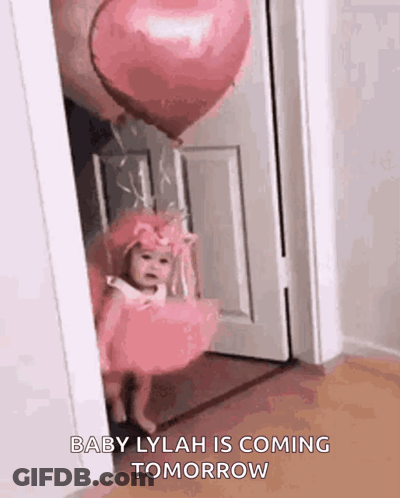 Man In Glasses And Black Shirt Saying It's A Girl GIF