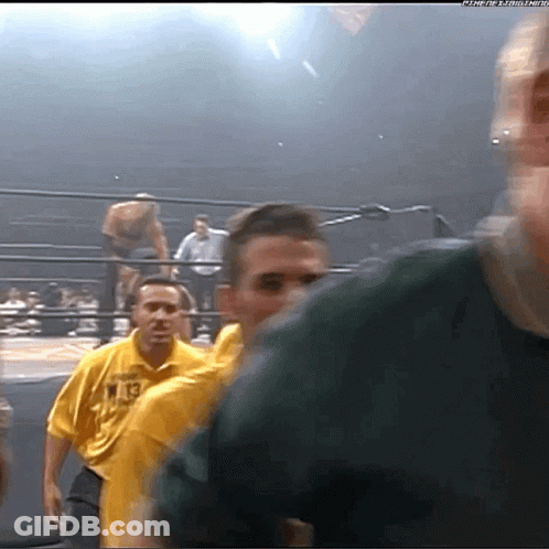 Man In Glasses And Blue Shirt Making A Face GIF