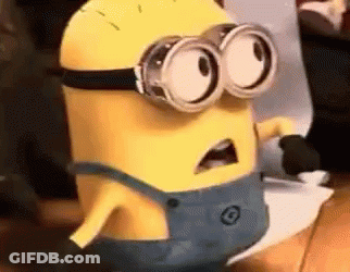 Man In Glasses And Blue Shirt Making Funny Face GIF