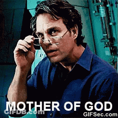 Man In Glasses And Blue Shirt Mother Of God GIF