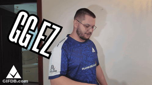 Man In Glasses And Blue Shirt Saying Rankbeast GIF