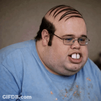 Man In Glasses And Blue Shirt With Acksyzu Sticker GIF