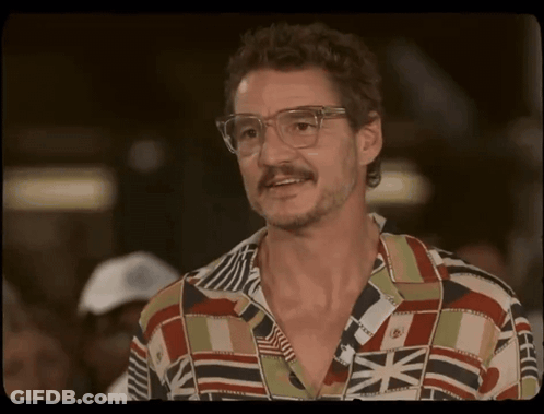 Man In Glasses And British Shirt GIF