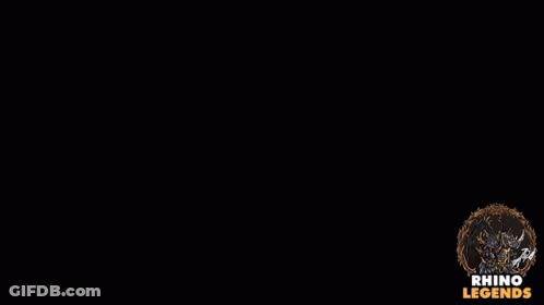 Man In Glasses And Crown With Rhino Legends GIF