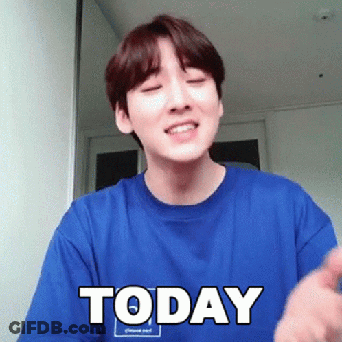 Man In Glasses And Headphones Saying It's Today GIF