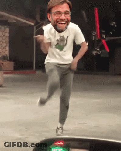 Man In Glasses And Monkey Shirt Running GIF