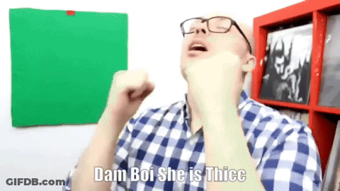 Man In Glasses And Plaid Shirt Making A Fist GIF