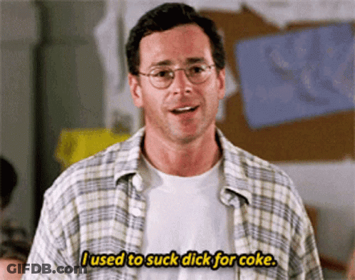 Man In Glasses And Plaid Shirt Says I Used To Suck Dick For Coke GIF