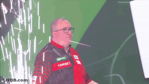 Man In Glasses And Red Target Shirt GIF