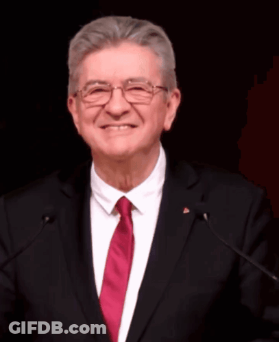 Man In Glasses And Red Tie Smiling GIF