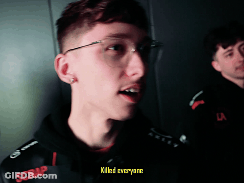 Man In Glasses And Scrap Shirt GIF