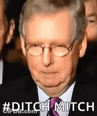 Man In Glasses And Suit Ditch Mitch GIF