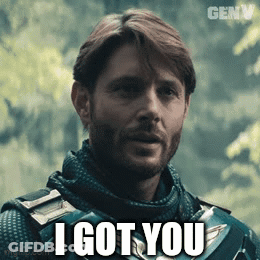 Man In Glasses And Suit In Front Of Police Badge GIF