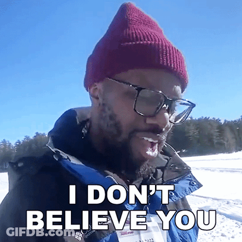 Man In Glasses And Suit Saying I Dont Believe It GIF