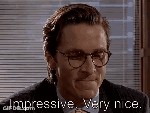 Man In Glasses And Tie Smiling Impressive GIF