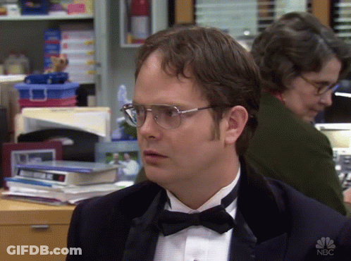 Man In Glasses And Tuxedo With NBC GIF