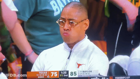 Man In Glasses And White Jacket With Bull GIF