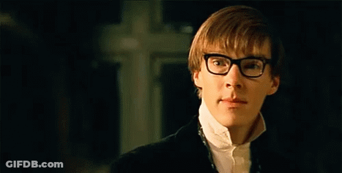 Man In Glasses And White Shirt Smiling GIF