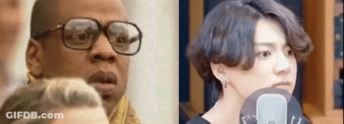 Man In Glasses And Woman With Short Hair GIF