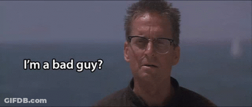 Man In Glasses Asking If He Is A Bad Guy GIF