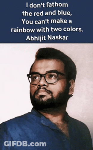 Man In Glasses Blue Shirt Quotes Abhijit Naskar GIF