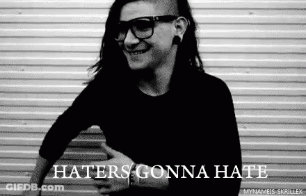 Man In Glasses Haters Gonna Hate GIF