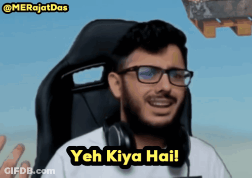 Man In Glasses Headphones Says Yeah Kiya Hai GIF