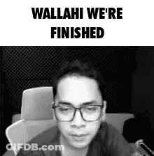 Man In Glasses On Video Call GIF