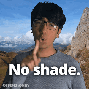 Man In Glasses Saying No Shade Mountains GIF