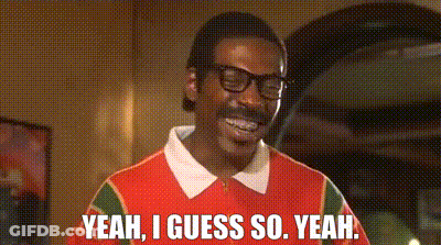 Man In Glasses Saying Yeah I Guess So GIF
