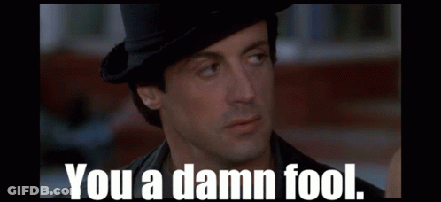 Man In Glasses Saying You A Damn Fool GIF