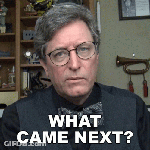 Man In Glasses Says What Came Next GIF