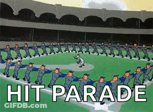 Man In Glasses Standing In Crowd GIF