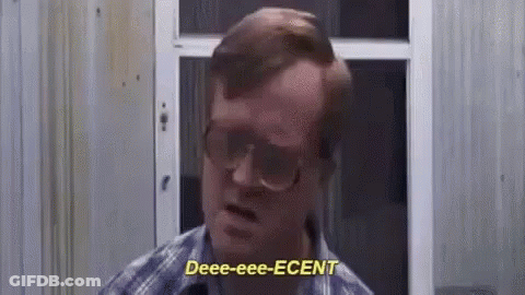 Man In Glasses Standing In Front Of Screen Door GIF