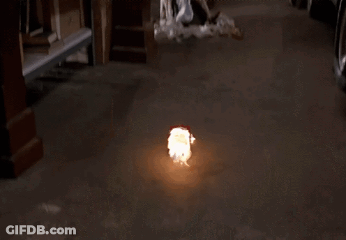 Man In Goggles And Lab Coat Playing Saxophone GIF