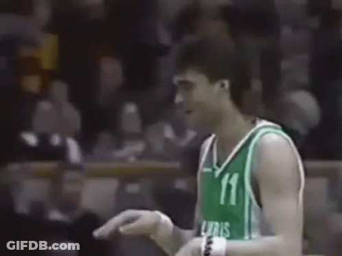 Man In Golden State Warriors Jersey Number 35 GIF