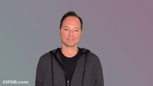 Man In Gray Hoodie Making Funny Face GIF