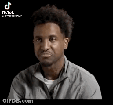Man In Gray Shirt Making Funny Face GIF