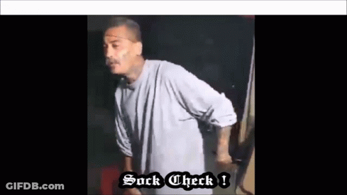 Man In Gray Shirt Says Suck Check GIF